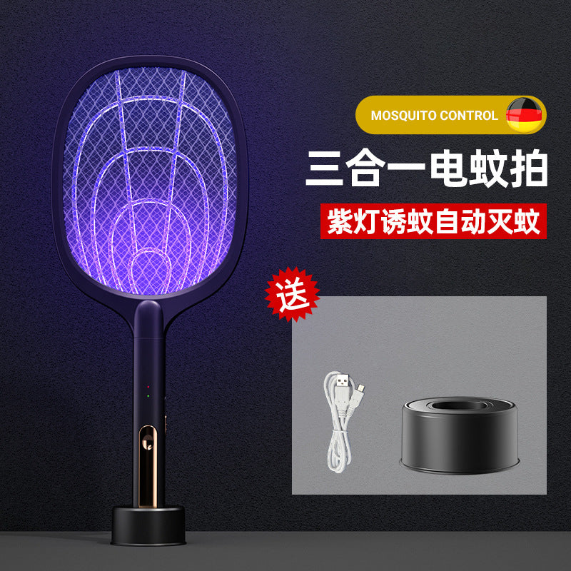 Factory wholesale new photocatalyst mosquito killer household mosquito killer electric mosquito swatter fly swatter two-in-one cross-border