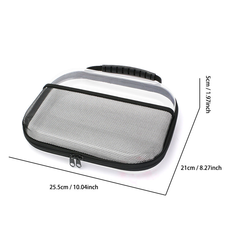 2025 Cross-Border Amazon Pet Mesh Tote Bag Zipper Mesh Storage and Sorting Bag Storage Bag Cross-Border Hot Seller