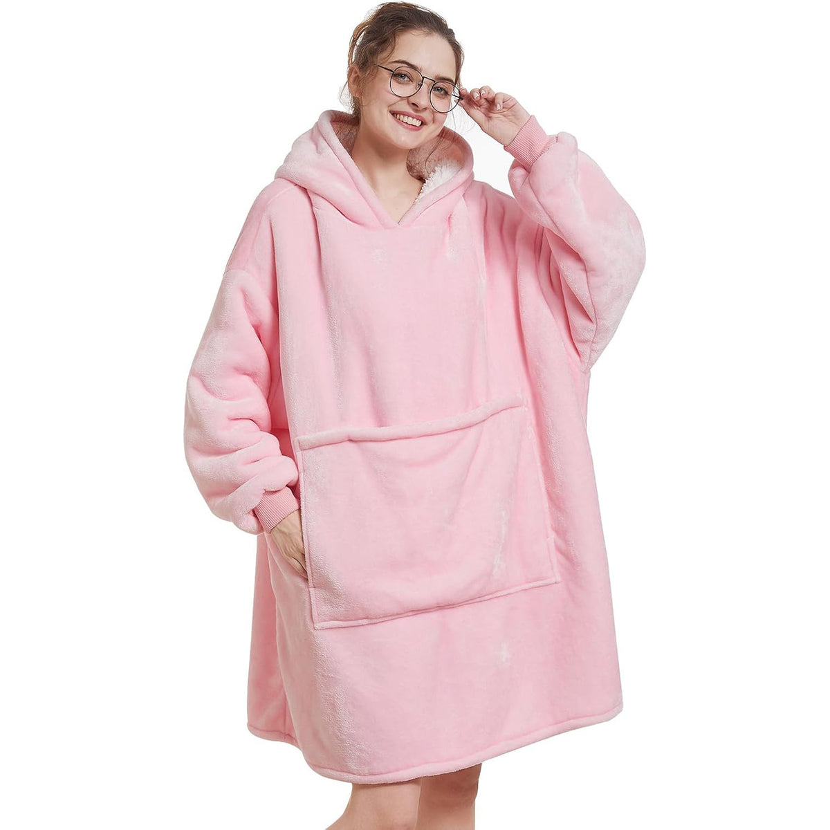 Amazon Hot Selling Autumn and Winter Flannel Double Layer Pajamas fleece-lined Warm Long Sleeve plus size Pet Bag Home Clothes