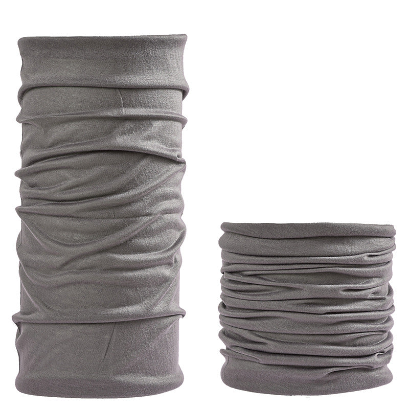 Solid Color Outdoor Turban Riding Flying Scarf Varied Magic Turban Men's and Women's Sunscreen Windproof Scarf Headgear Neck Sleeve Hair Band