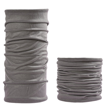 Solid Color Outdoor Turban Riding Flying Scarf Varied Magic Turban Men's and Women's Sunscreen Windproof Scarf Headgear Neck Sleeve Hair Band