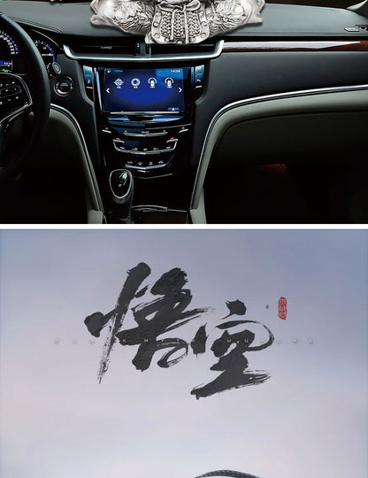 Black God Monkey King Monkey King Car Victory Car Ornaments Accessories Central Console Decoration Men's Car Handwork