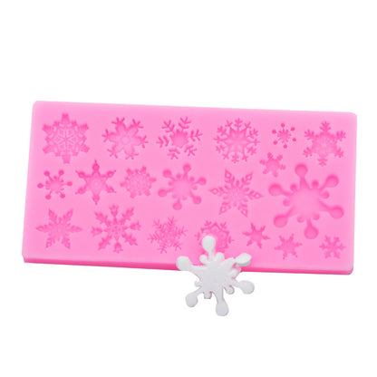 DIY Baking Christmas Series 6 Piece Set Flip Cake Christmas Party Silicone Mold Cake Decoration Spot