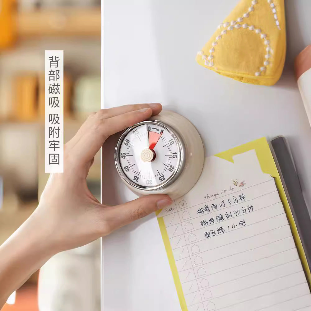 Export mechanical timer kitchen cooking timing reminder visual time management alarm clock countdown magnetic attraction