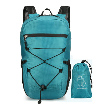 Cross-Border Outdoor Folding Backpack Waterproof Mountaineering Bag Backpack Folding Bag Outdoor Large Capacity Travel Backpack