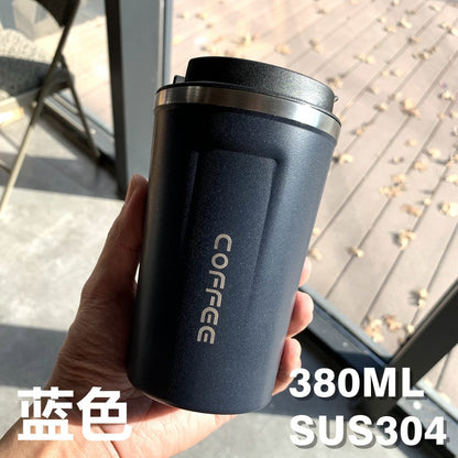 Summer Insulated Stainless Steel Water Cup, Thermos Cup, Coffee Cup, Double-Layer Car Cup, Smart Display Gift Cup, Customizable