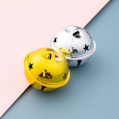 DIY handmade pendant material 4CM cm Christmas colorful cartoon pet bell large gift activity accessories