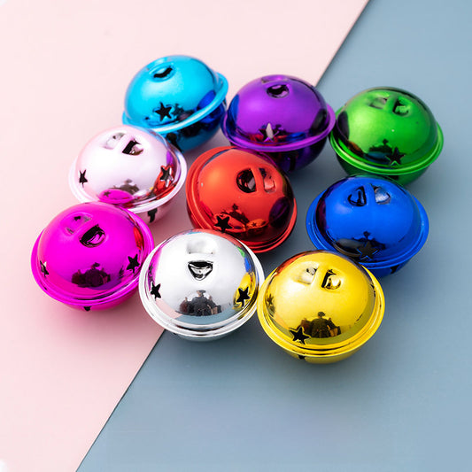 DIY handmade pendant material 4CM cm Christmas colorful cartoon pet bell large gift activity accessories