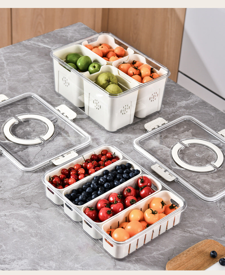 Seasoning Fresh-keeping Plastic Kitchen Sealed Box Spice Storage Box Food Grade Format Transparent Cereal Seasoning