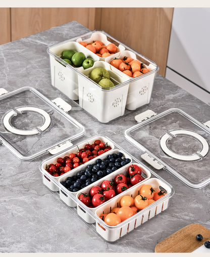 Seasoning Fresh-keeping Plastic Kitchen Sealed Box Spice Storage Box Food Grade Format Transparent Cereal Seasoning
