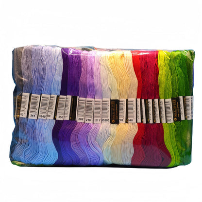 200 color 100 color 50 color cross embroidery thread embroidery thread 6 strands 8 meter branch diy embroidery tool material suit batch