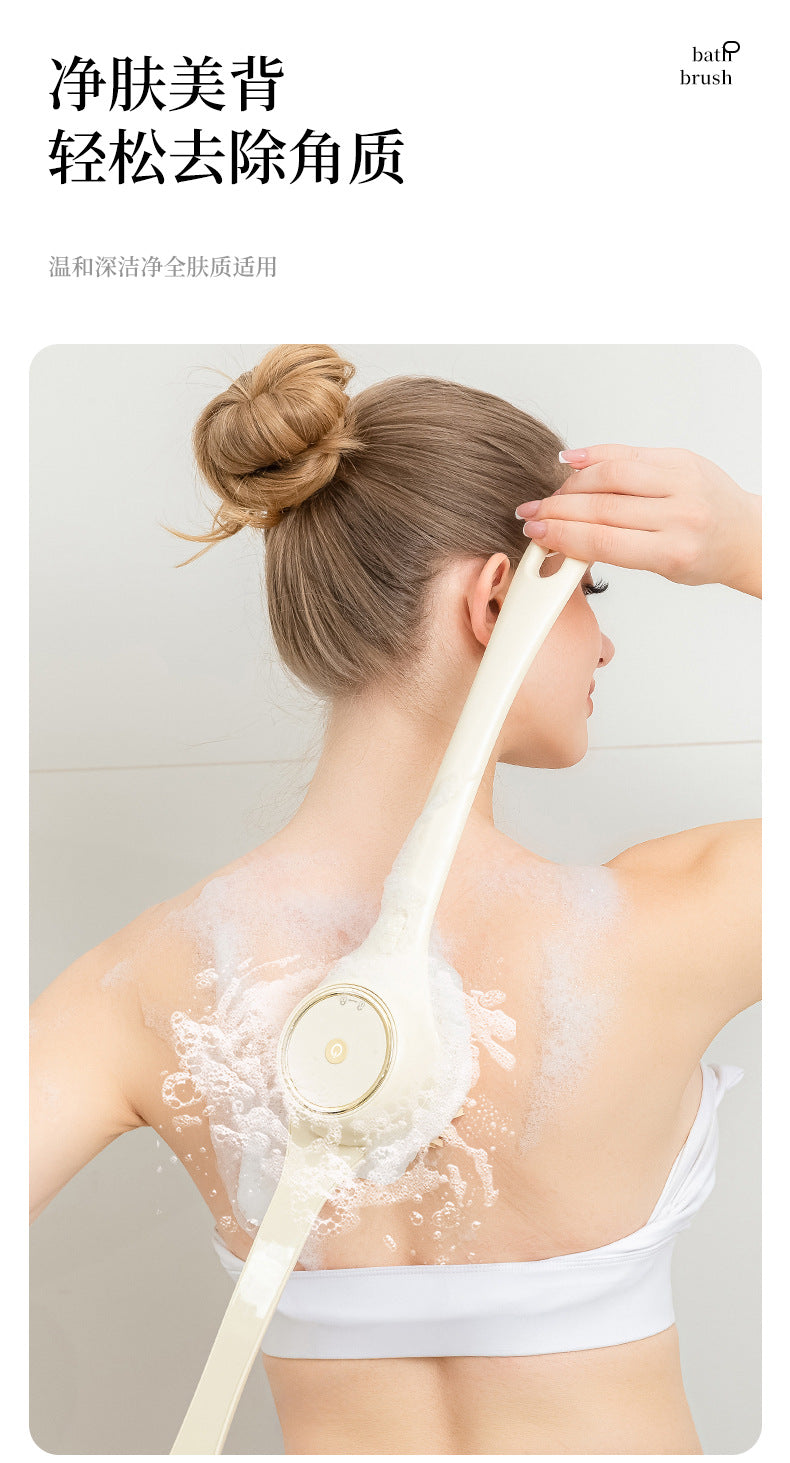 Cross-Border Electric Bath Brush Rotating Multi-Functional Bath Brush Waterproof Lazy Bath Brush Back Rub Bath Instrument Home