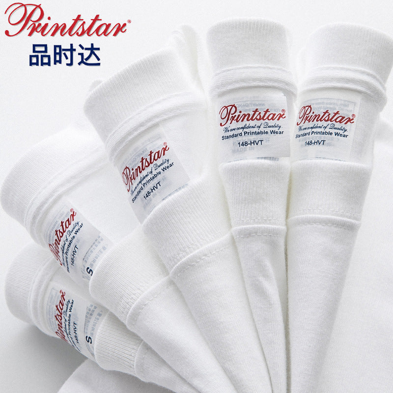 Printstar/product up to heavy T-shirt 250g 0148 Japanese cotton lovers short sleeve two needle T-shirt AF