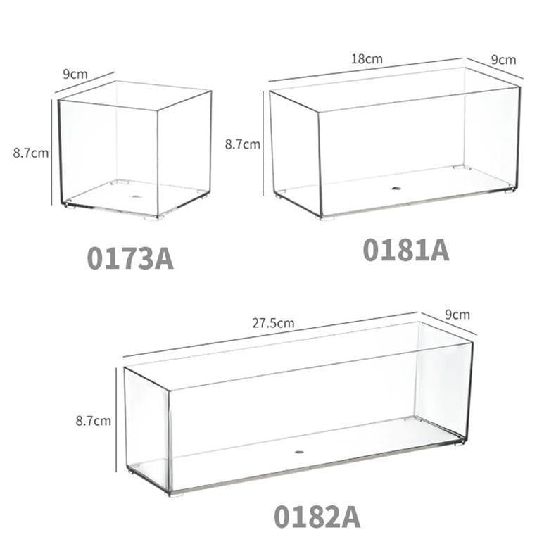 Desktop Storage Box Dormitory Cosmetics Transparent Basket Acrylic Drawer Mask Organizer Box Snack Sundry Storage Rack