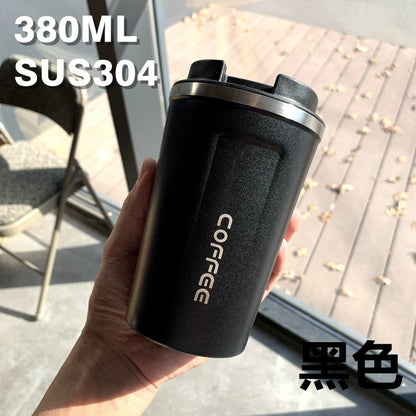 Summer Insulated Stainless Steel Water Cup, Thermos Cup, Coffee Cup, Double-Layer Car Cup, Smart Display Gift Cup, Customizable