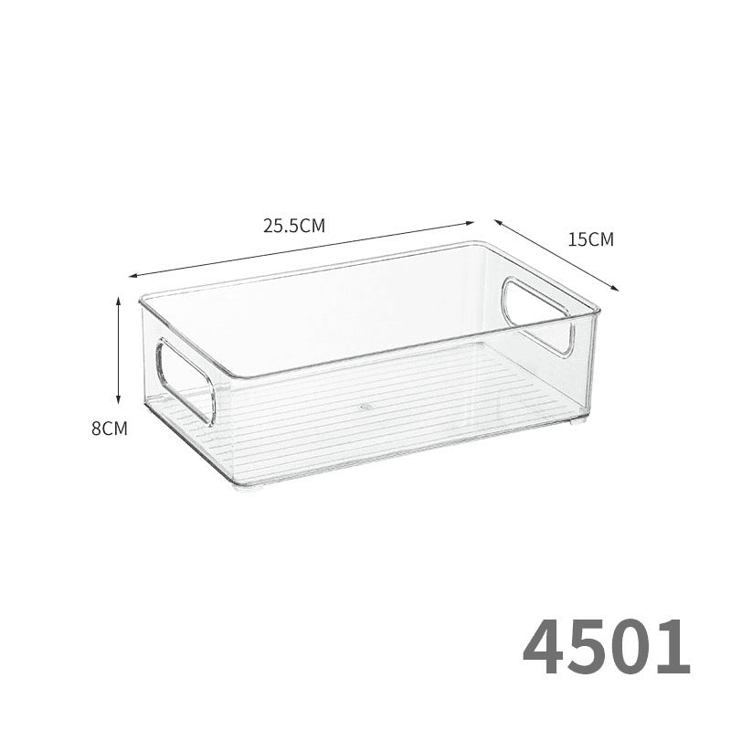 Food-Grade Storage Box, Acrylic Refrigerator Storage, Desktop Book Storage Box, Student Dormitory Sundries, Facial Mask Organization