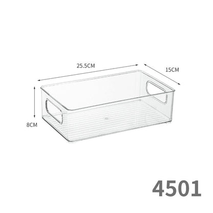 Food-Grade Storage Box, Acrylic Refrigerator Storage, Desktop Book Storage Box, Student Dormitory Sundries, Facial Mask Organization