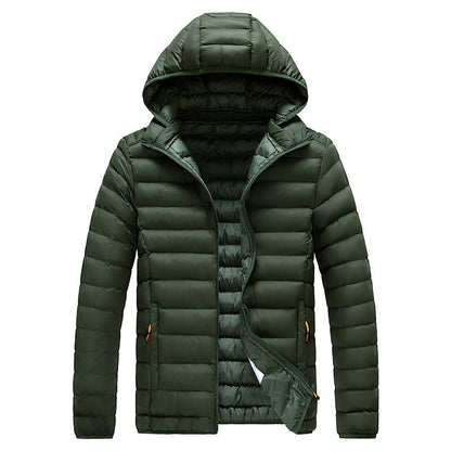 Cross-Border Exclusive Supply for Amazon: Men's 2026 Winter Jacket, Slim Fit, Lightweight Cotton Coat, Thin Multi-Color Quilted Cotton Clothing