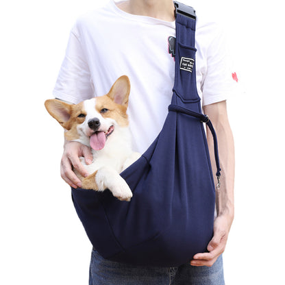 New Amazon Folding Dog Backpack Breathable Pet Outgoing Bag Pet Bag Shoulder Crossbody Cat Bag Wholesale