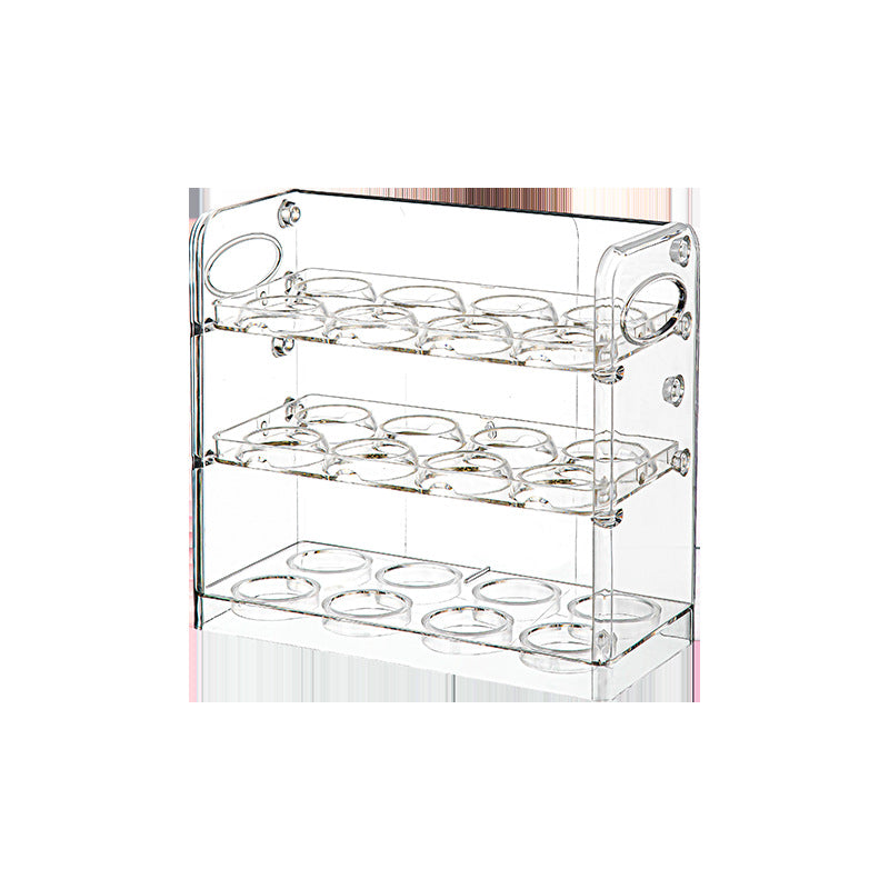 Egg Storage Box for Refrigerator Side Door, Egg Carton Holder, Food-Grade Special Transparent Storage and Preservation Box with Lid