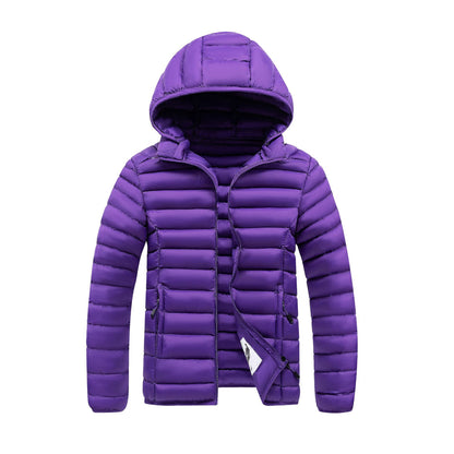 Cross-Border Exclusive Supply for Amazon: Men's 2026 Winter Jacket, Slim Fit, Lightweight Cotton Coat, Thin Multi-Color Quilted Cotton Clothing