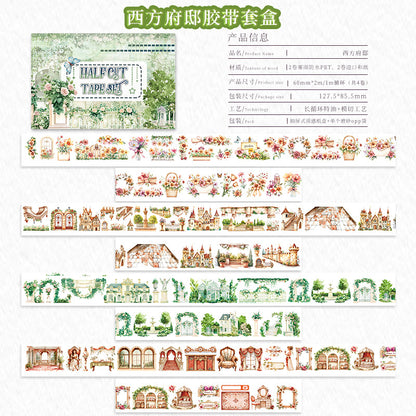 Foreign Trade Cross-Border Hot-Selling Halloween and Christmas Planner Materials DIY Decoration No-Cut Die-Cut Pet Planner Tape