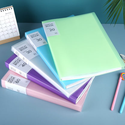 Transparent Multi-Layer Loose-Leaf A4 Folder Pp Student Certificate and Test Paper Storage Book File Folder for Pregnancy Check-Up and Music Score Storage