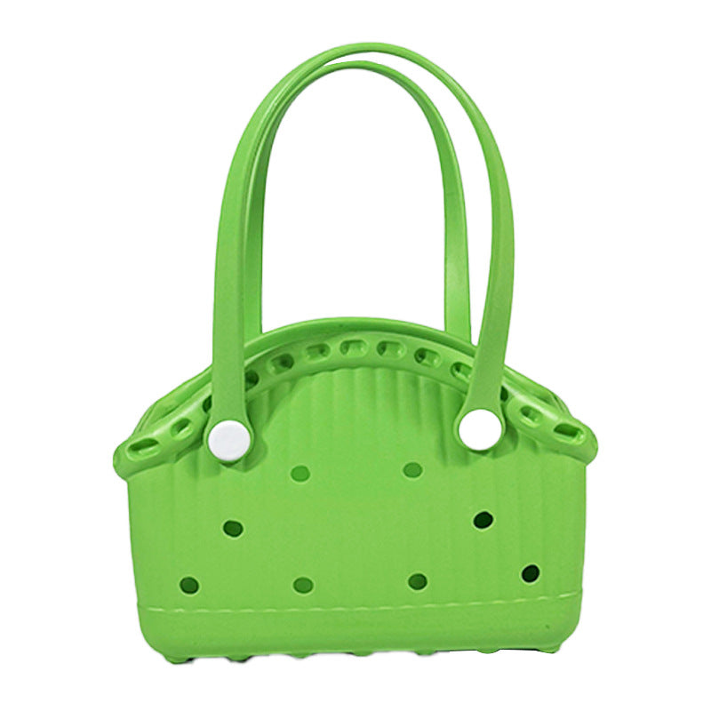 New Portable Eva Pet Bag Beach Bag Vegetable Basket Hole Bag Eva Printed Pet Car Storage Anti-Hole