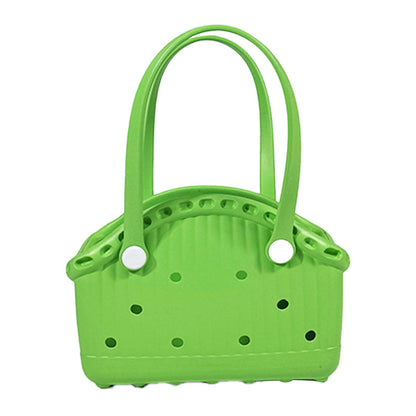 New Portable Eva Pet Bag Beach Bag Vegetable Basket Hole Bag Eva Printed Pet Car Storage Anti-Hole