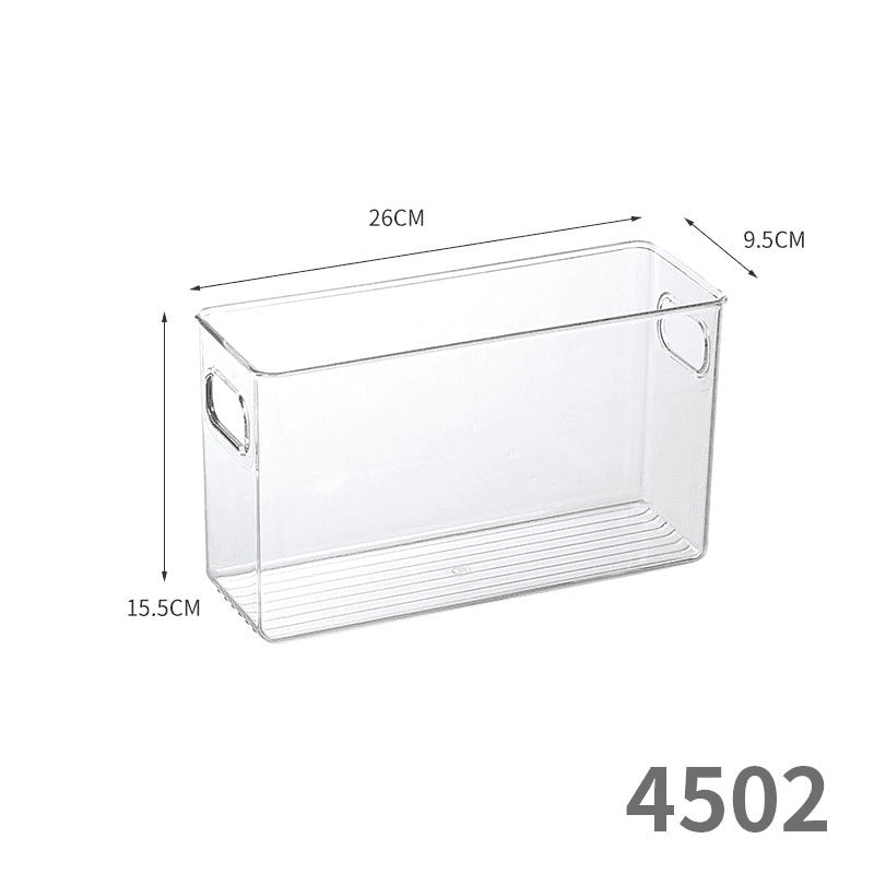 Food-Grade Storage Box, Acrylic Refrigerator Storage, Desktop Book Storage Box, Student Dormitory Sundries, Facial Mask Organization