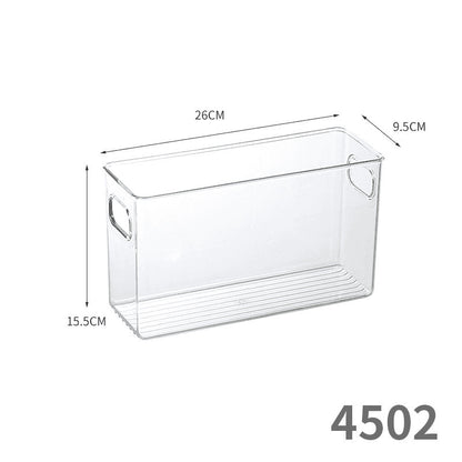 Food-Grade Storage Box, Acrylic Refrigerator Storage, Desktop Book Storage Box, Student Dormitory Sundries, Facial Mask Organization