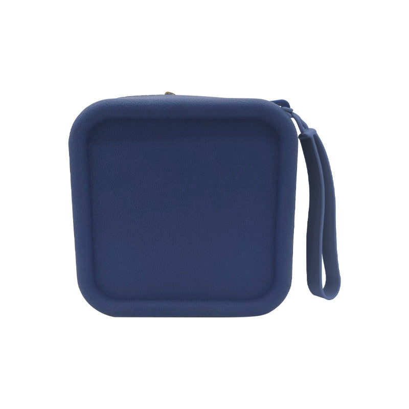 Large-Capacity Lightweight Data Cable Power Bank Storage Creative Makeup Bag Silicone Travel Storage Bag Toiletries