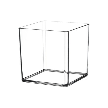 Desktop Storage Box Square Transparent Acrylic Flower Pot Sundries Cosmetics Stationery Notes Kitchen Workstation Height