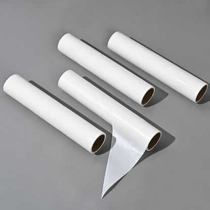 24cm sticky hair roller tearable sticky dust roll paper pet hair removal brush hair roll paper replacement core factory wholesale