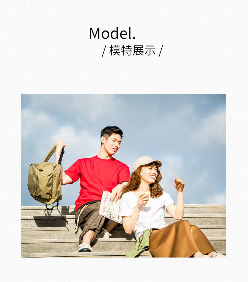 Printstar/product up to 190g 085 cotton Japan tide brand T-shirt solid color crew neck T-shirt thick trend