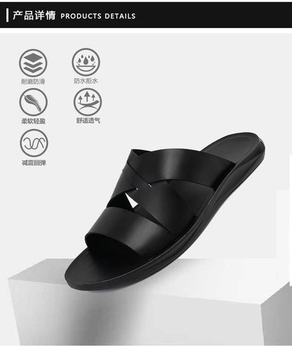 Men's New Style Summer Fashion Soft-Soled Non-Slip Sandals, Cross-Border Large Size Slippers, Wear-Resistant, European Sizes 39-47