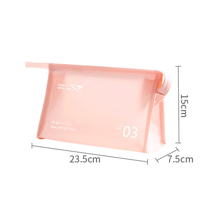 Bei Lian New Portable Waterproof PVC Toiletry Bag Cosmetic Storage Bag Handheld Travel Fashion Cosmetic Bag Batch