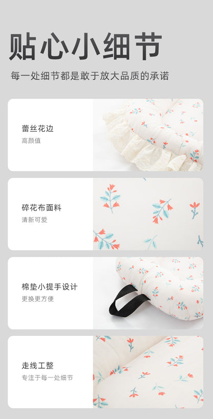 Fashionable Pet Stroller Edge Pad, Anti-Dirt Cover, Pillow, Cute Three-Piece Set, Universal for Cats and Dogs, Detachable and Washable, Wholesale