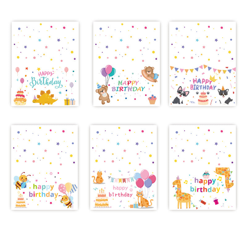 Cross-Border Amazon New Creative Ins Style Christmas Greeting Card Export Export Blessing Christmas Card Envelope Cover