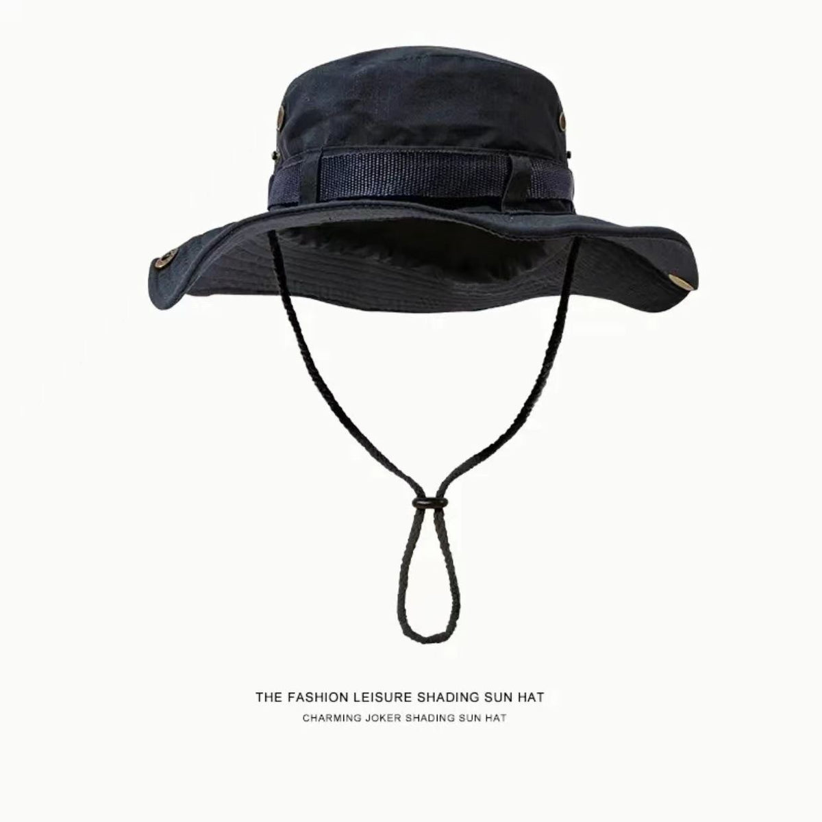 All-Match Western Denim Hat Men's and Women's Outdoor Mountaineering Summer Sun Hat Fishing Sunscreen Fisherman Hat Camping Breathable