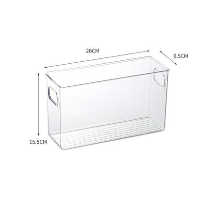 Food-Grade Storage Box, Acrylic Refrigerator Storage, Desktop Book Storage Box, Student Dormitory Sundries, Facial Mask Organization