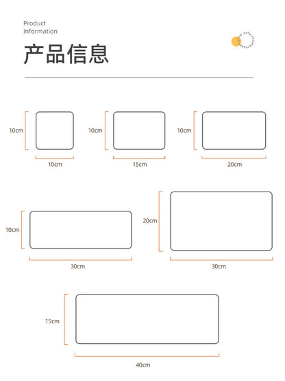 Desktop Storage Box Square Transparent Acrylic Flower Pot Sundries Cosmetics Stationery Notes Kitchen Workstation Height