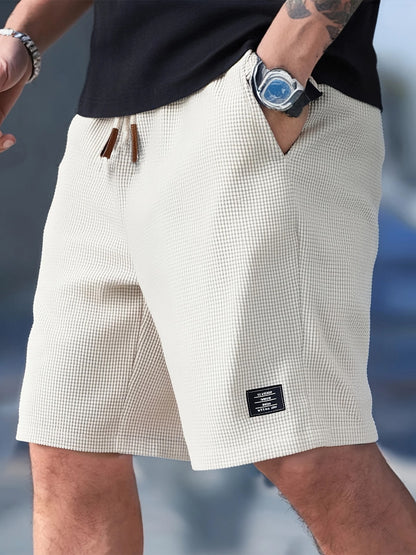 Cross-Border European and American Men's Casual Sports Shorts Summer Versatile Men's Large Size Loose Five-Point Pants Pineapple Plaid Shorts for Men