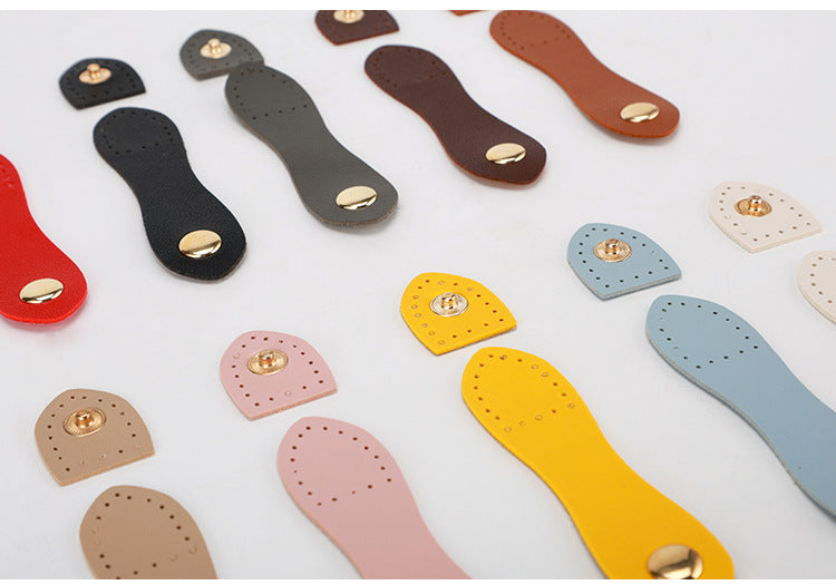 Multicolor leather buckle luggage hardware accessories diy handmade bag universal leather buckle buckle gourd shape