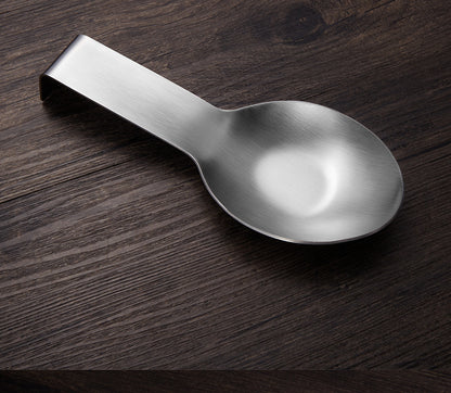 Stainless Steel Hot Pot Tray Spoon Kitchen Soup Spoon Pad Rack Holer Colander Hotel Self-service Rice Spoon Shelving Tray Storage Tray