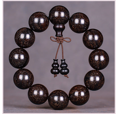 Zambian Blood Sandalwood Buddhist Bead Bracelet, Old Material, Small-Leaf Rosewood, High-Density Golden Star, Wholesale Prayer Bead Wooden Bracelet, Cultural and Artistic Crafts Manufacturer