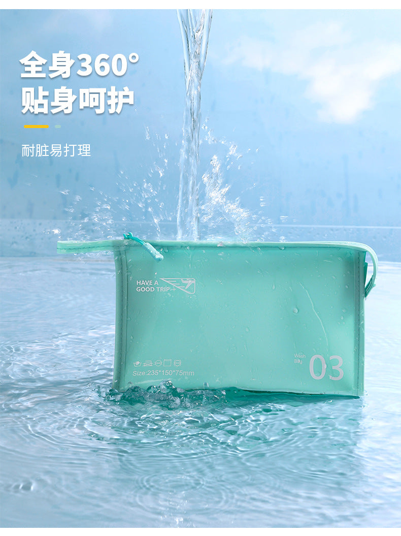 Bei Lian New Portable Waterproof PVC Toiletry Bag Cosmetic Storage Bag Handheld Travel Fashion Cosmetic Bag Batch