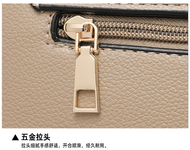 Small Square Bag for Women 2026 New Fashion Soft Leather Women's Shoulder Crossbody Bag Pure Color High-Quality Texture Middle-Aged Mom Bag