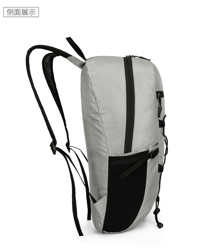 Cross-Border Outdoor Folding Backpack Waterproof Mountaineering Bag Backpack Folding Bag Outdoor Large Capacity Travel Backpack
