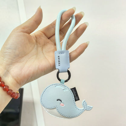 New Shark Cartoon Cute Pet Leather Toy Bag Hanging Accessories Car Fashion Car Bag Keychain